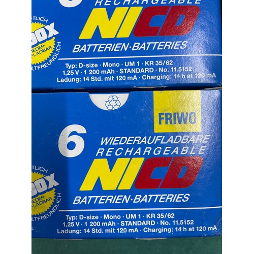 206 - 30 D Size 1.2v Rechargeable Ni-Cad Batteries