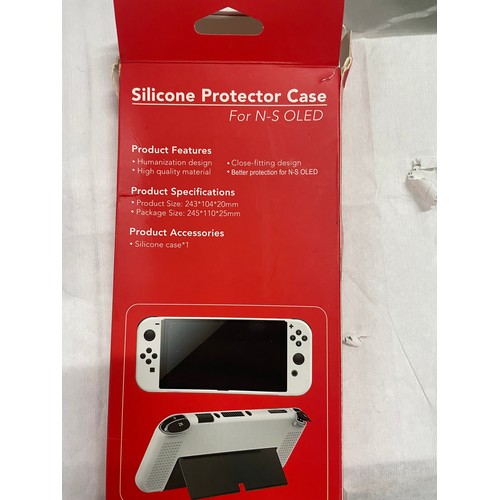 26 - Silicone Protector Case For NS Oled /Switch