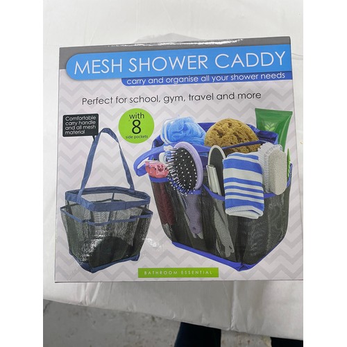 39 - 12 New Mesh Shower Caddy