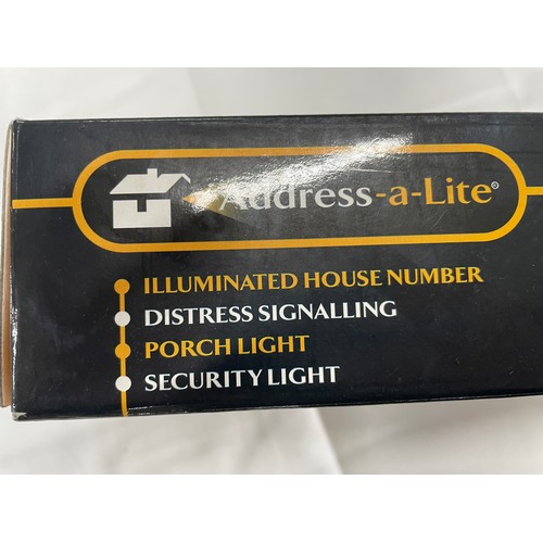 78 - New Boxed Address Light