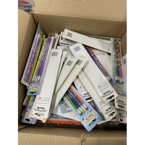 108 - Box Containing 60 Packs Of Personalized Pencils