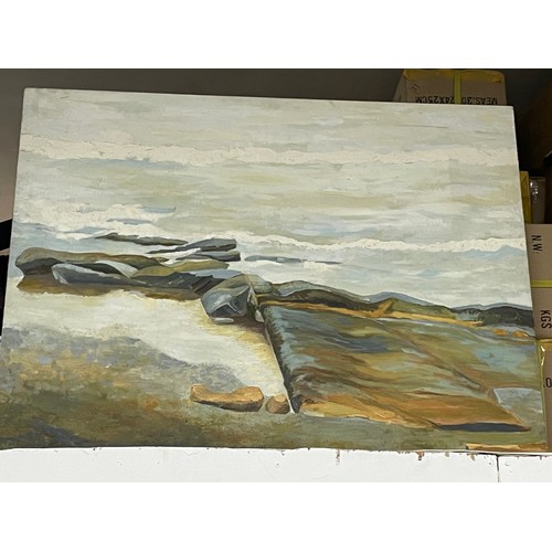 97 - Large Canvass Oil Painting