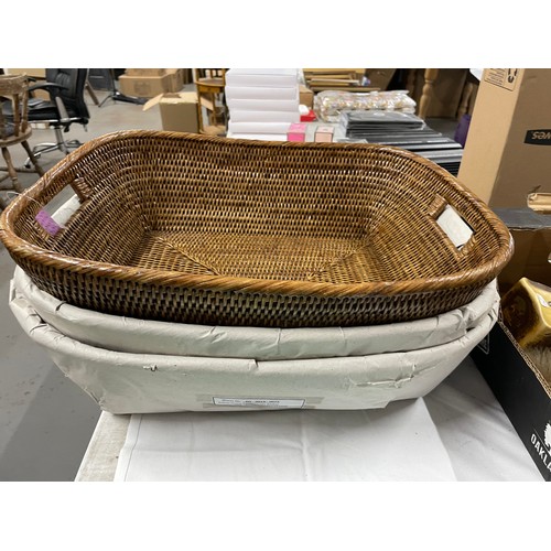 23 - 3 x New Indonesian High Quality Woven Baskets