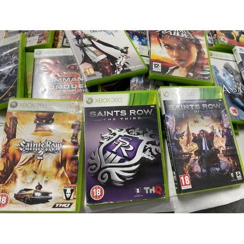 27 - Large Quantity Of Xbox 360 Adventure Games Inc Command & Conquer, Saints Row1/2 And Fable