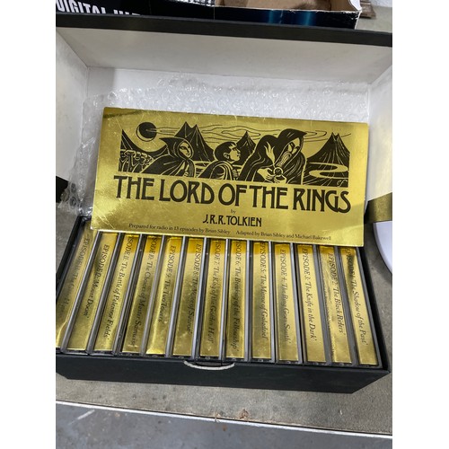 196 - Collectors Pack Lord Of The Rings Cassete Tapes