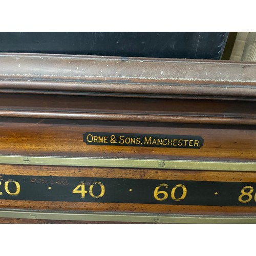 286 - Mid Century Billiards Score Board By Orme & Sons Manchester