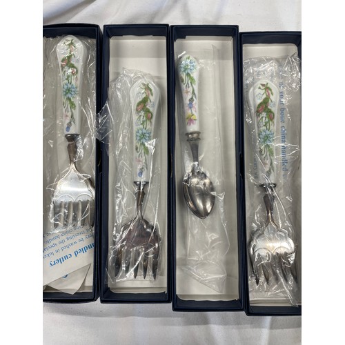 4 - 4 x Ainsley Boxed Pickle Forks