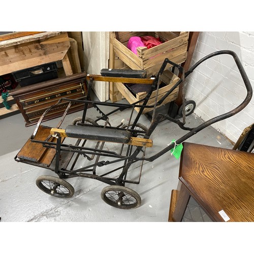 174 - Antique Victorian Wheelchair