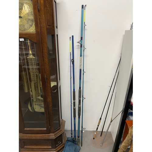 32 - 2 x Beach Sea & Pier Fishing Rods By Silstar & Eliminator