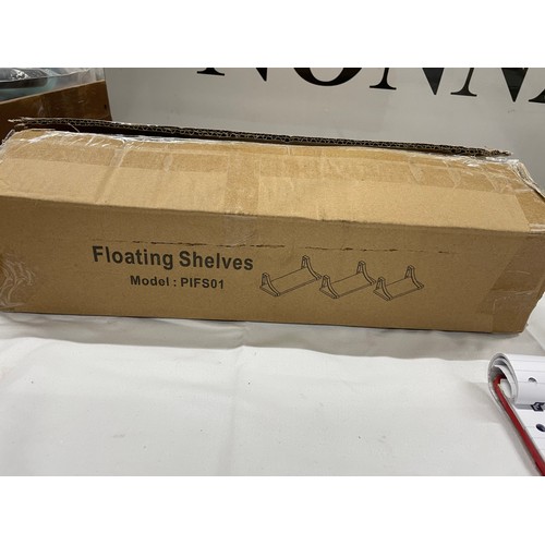 68 - New Boxed 3 Set Of Floating Shelves