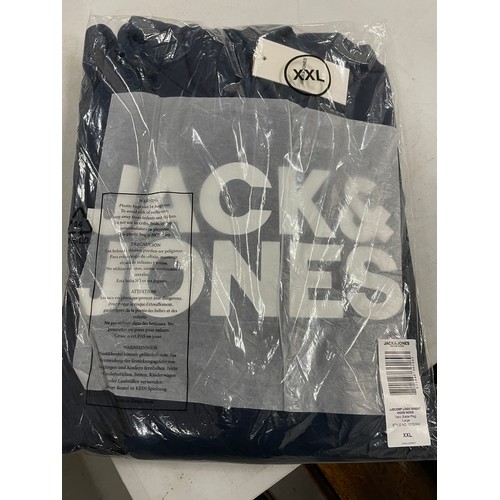 91 - Brand New Jack & Jones Hoody XXL In Navy