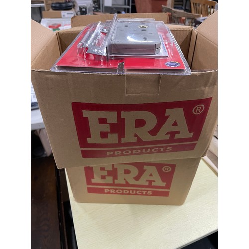 93 - 2 Boxes Of 5 ERA 2 Leaver 63mm Mortice Locks