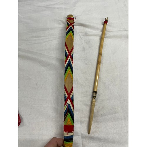 24 - Hand Made Decorative Bow & Arrow