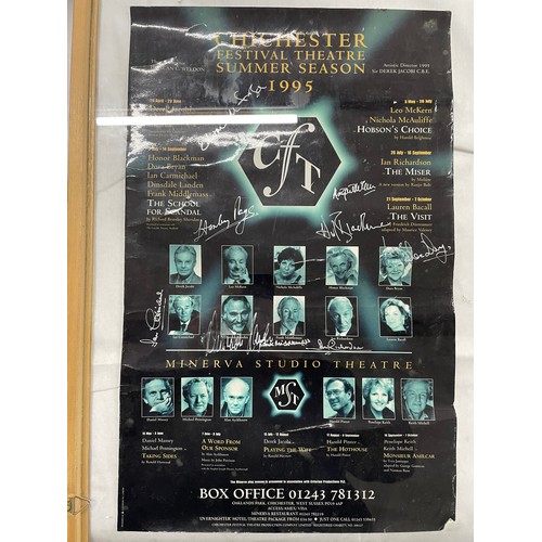 27 - Autographed Chichester Festival Theatre 1995 Poster