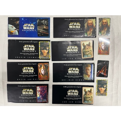 43 - Collection Of Unused Collectible Star Wars Pre Paid Phone Cards