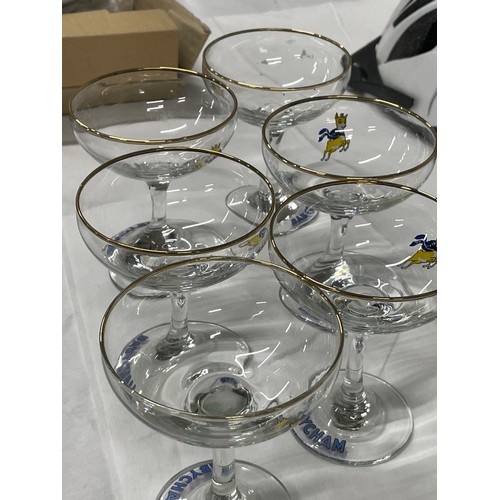 63 - Set Of Original 1960's Babycham Glasses