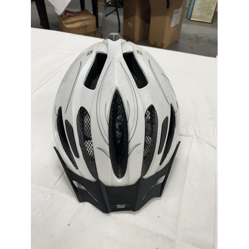 68 - Adult Crivit Cycling Helmet With Safety Light