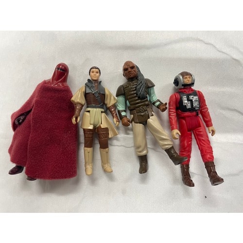 74 - 4 x Vintage Star Wars Figures