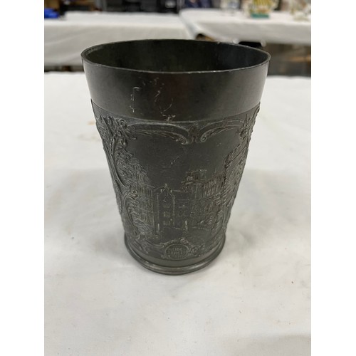 99 - Mustershultz Pewter Goblet