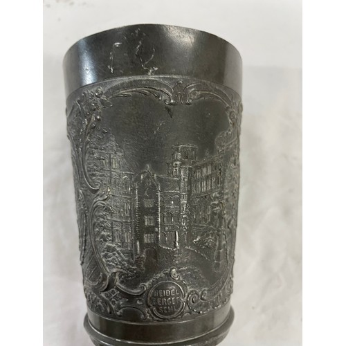 99 - Mustershultz Pewter Goblet