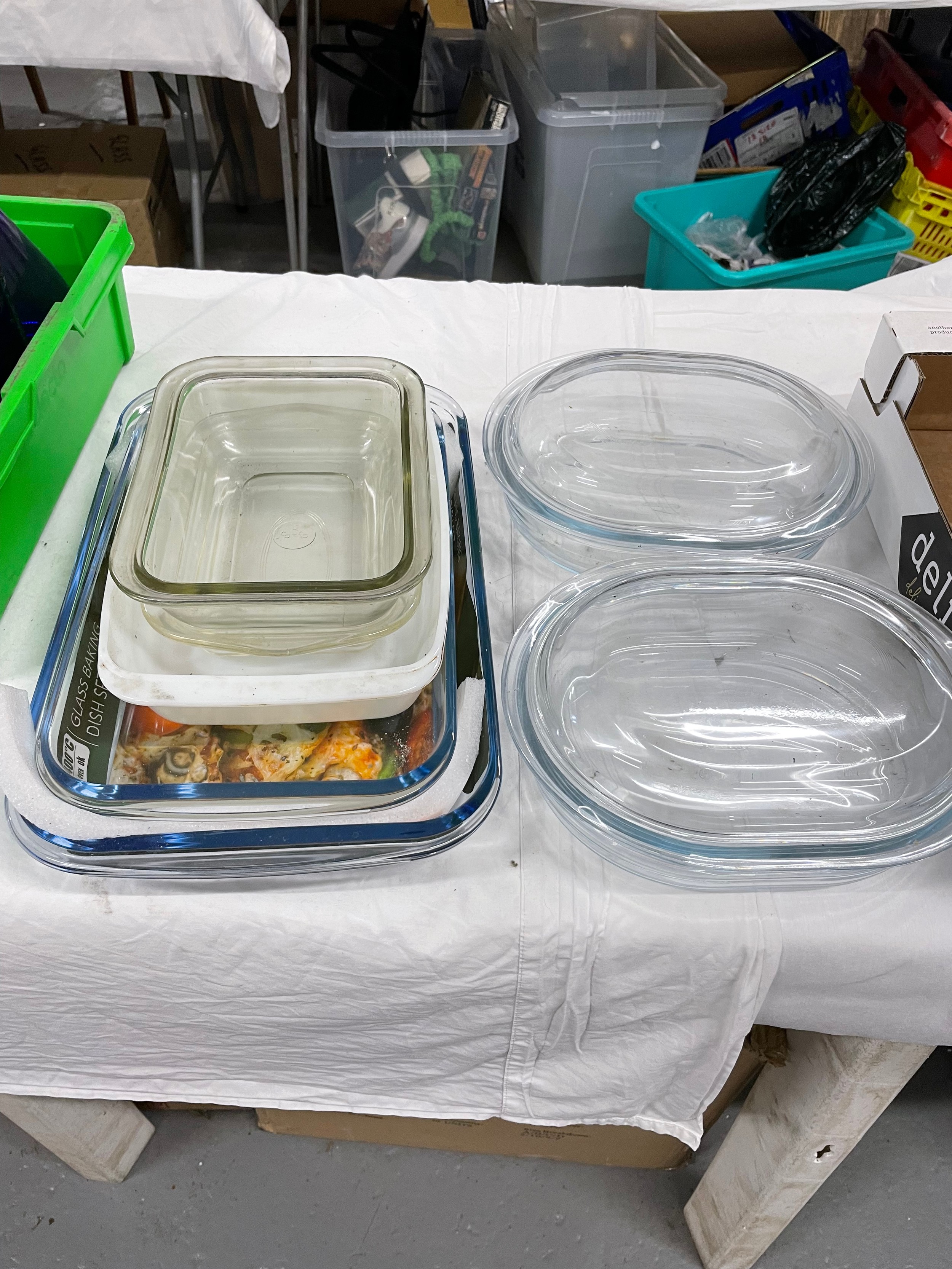 Selection Of Glass Oven Dishes Inc Pyrex