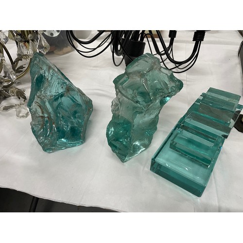 6 - Selection Of Decorative Glass Items