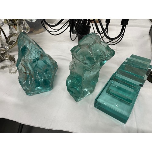 6 - Selection Of Decorative Glass Items