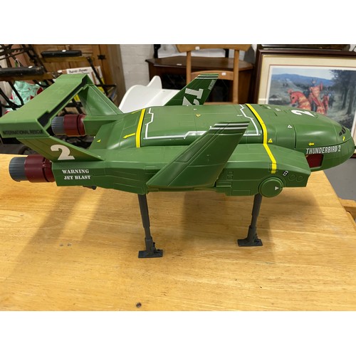 13 - Large Complete Thunderbird 2 With Thunderbird 4