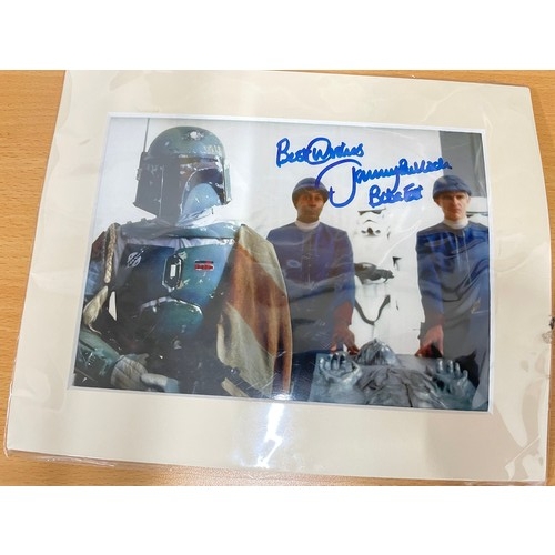 20 - Signed Star Wars Photograph By Jimmy Bulloch Original  (Boba Fett)