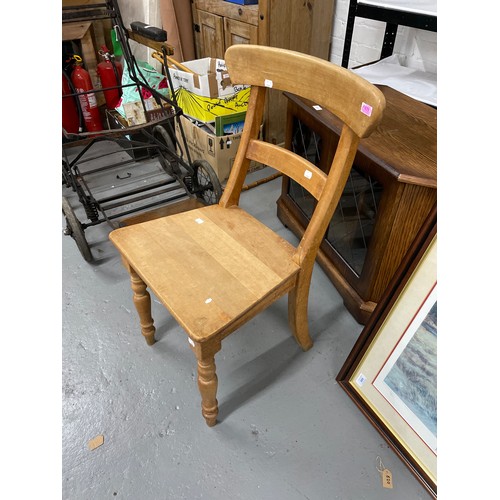 24 - Vintage 1940/50's Beech Sitting Chair