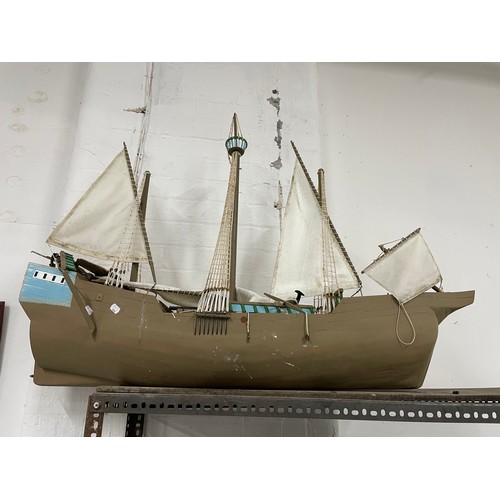 25 - Large Scratch Built Model Galion 130cm x 88cm