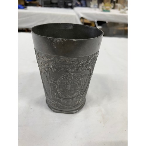 78 - Mustershultz Pewter Goblet