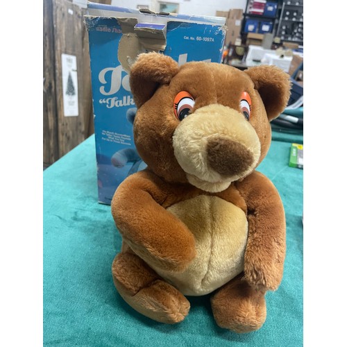 97 - Boxed Vintage 'Talk To Me' Teddy