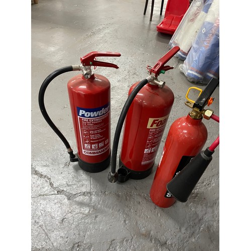 103 - Set Of 3 Fire Extinguishers