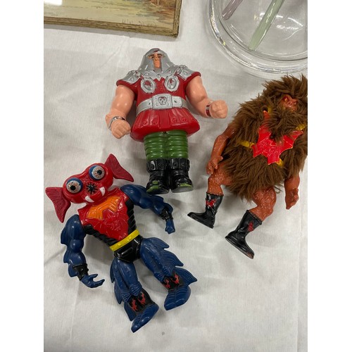 120 - Three Vintage He-Man Figures Inc Mantenna, Ram Man & Grizlor