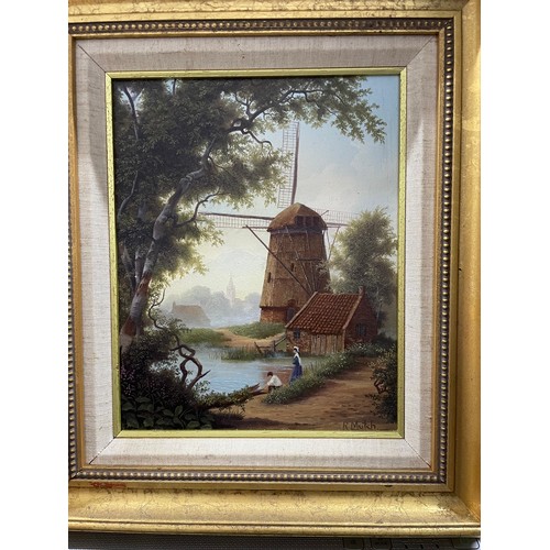 163 - Rare R. Mutch Signed Oil On Canvass