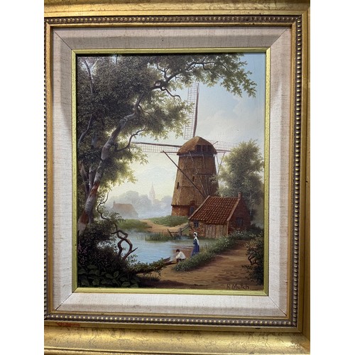 163 - Rare R. Mutch Signed Oil On Canvass