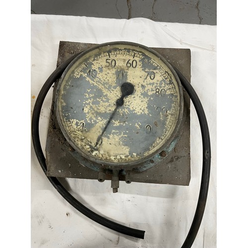 219 - Antique Pressure Gauge