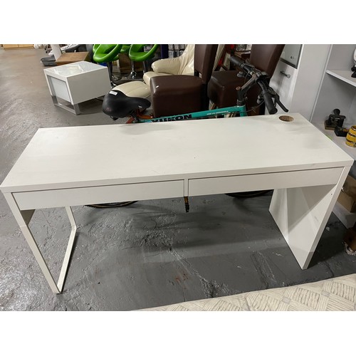 267 - White Ikea Desk 56