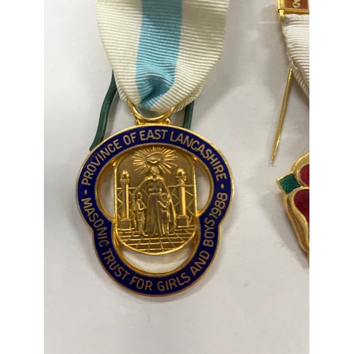 93 - 2 x Steward Masonic Jewel's Province Of East Lancashire