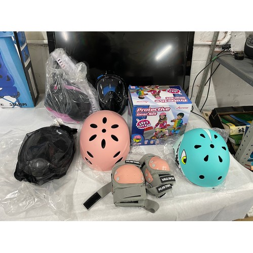 30 - Kids Safety Helmet Sets & Snorkeling Equipment