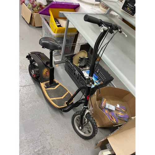 130 - Emaxi Electric Scooter Untested No Charger A/F