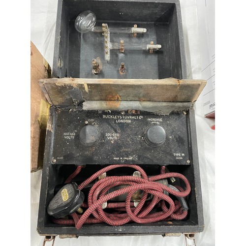 52 - Vintage Buckleys (urval) Ltd Muscle Treatment Apparatus