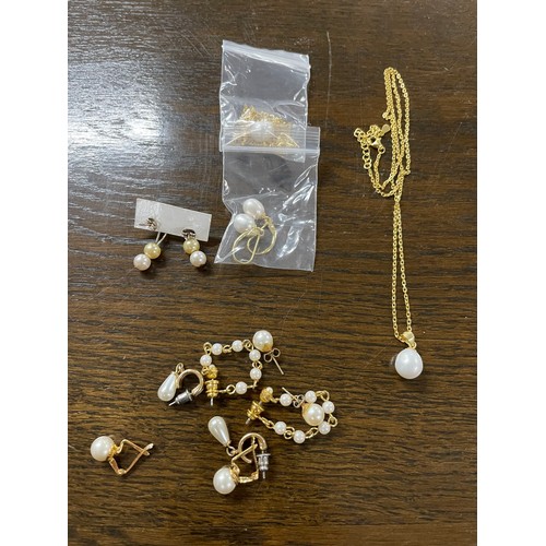 64 - Selection Of Faux Pearl Jewellery