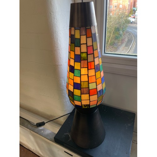 132 - Mosaic Glass Table Lamp