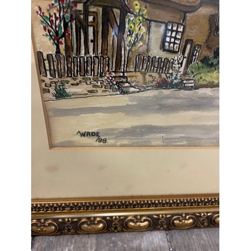 234 - 2 X Kenneth Wade Water Colours 'English Country Scenes'