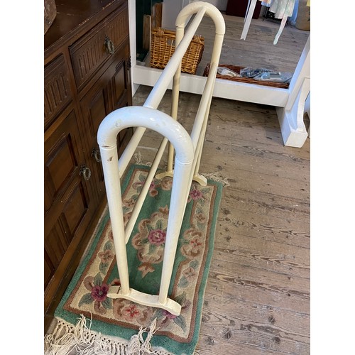 252 - Painted Bentwood Vintage Towel Rail