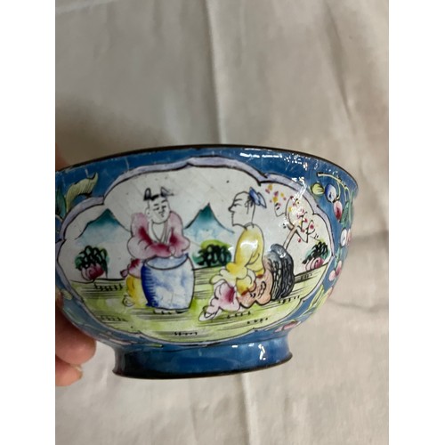 197 - Chinese Cloisonne Bowl