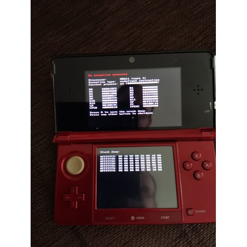 282 - Nintendo 3DS With Charger (Needs Update)