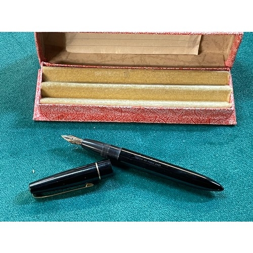 305 - Vintage Blackbird 14k Gold Nib Fountain Pen & Pencil Set